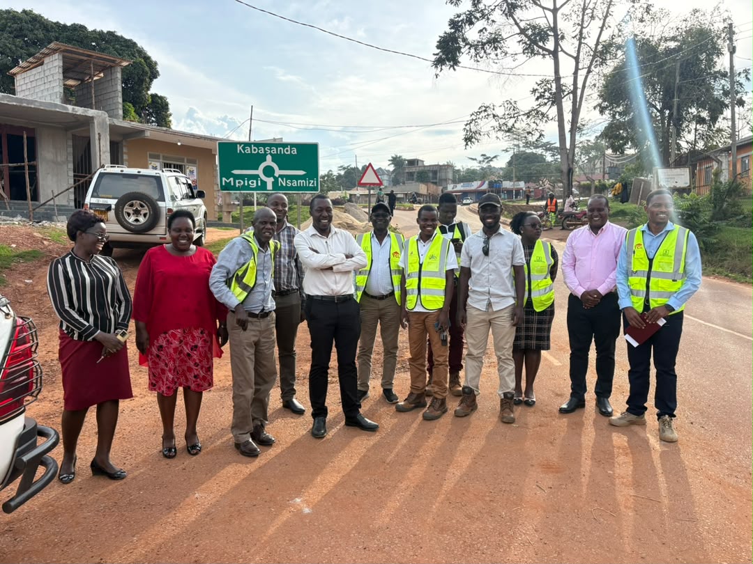 District Team led by CAO together with Team from MoWT on  joint harmonization of Mpigi  Roundabout Junction