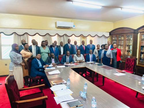 Signing of MoU between Office of the President Ministry of Kampala Capital City and Metropolitan Affairs and Sub National Entities of GKMA